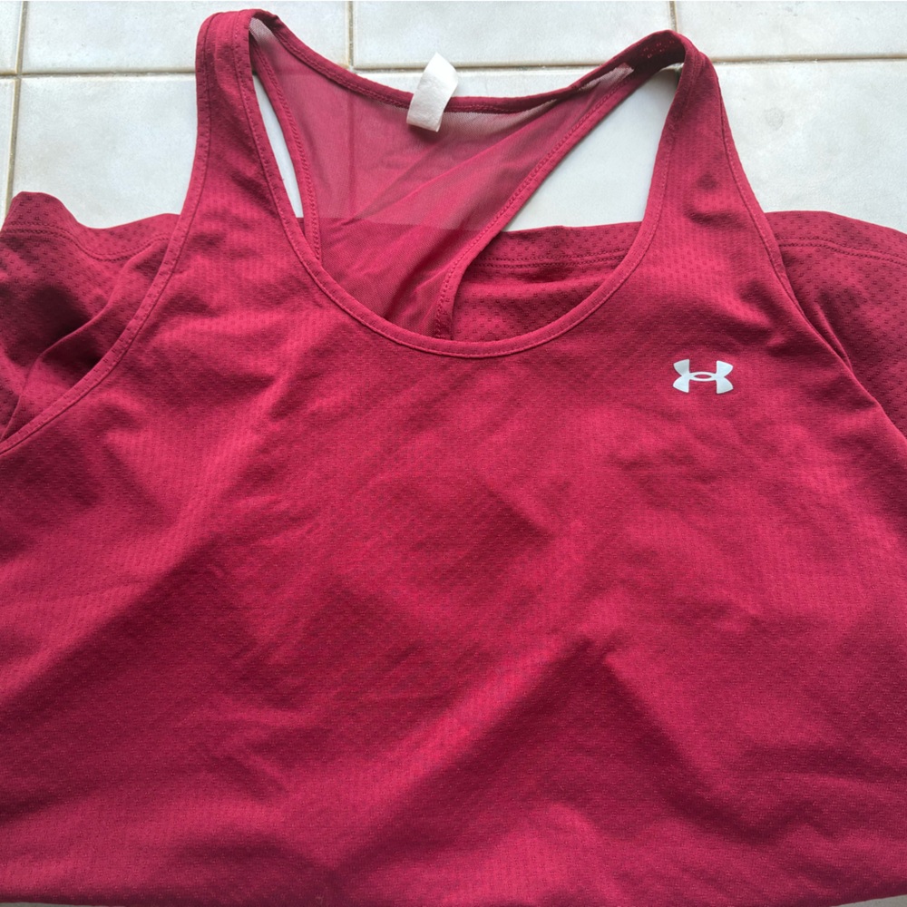 *SOLD* Under Armor Women's Red Tank Top